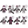 8 Pcs Star Wars Minifigures Building Blocks Toys 4.5 Cm Collection Clone Troopers