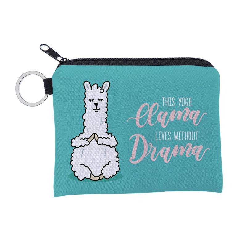 Кошелек для монет и карточек из альпаки с защитой от брызг