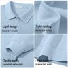 MARK FAIRWHALE Men's Casual Collared Sweatshirt
