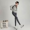 Women's Winter New High Waist Skinny Tight Elastic Leather Pants with Velvet Thin Leggings
