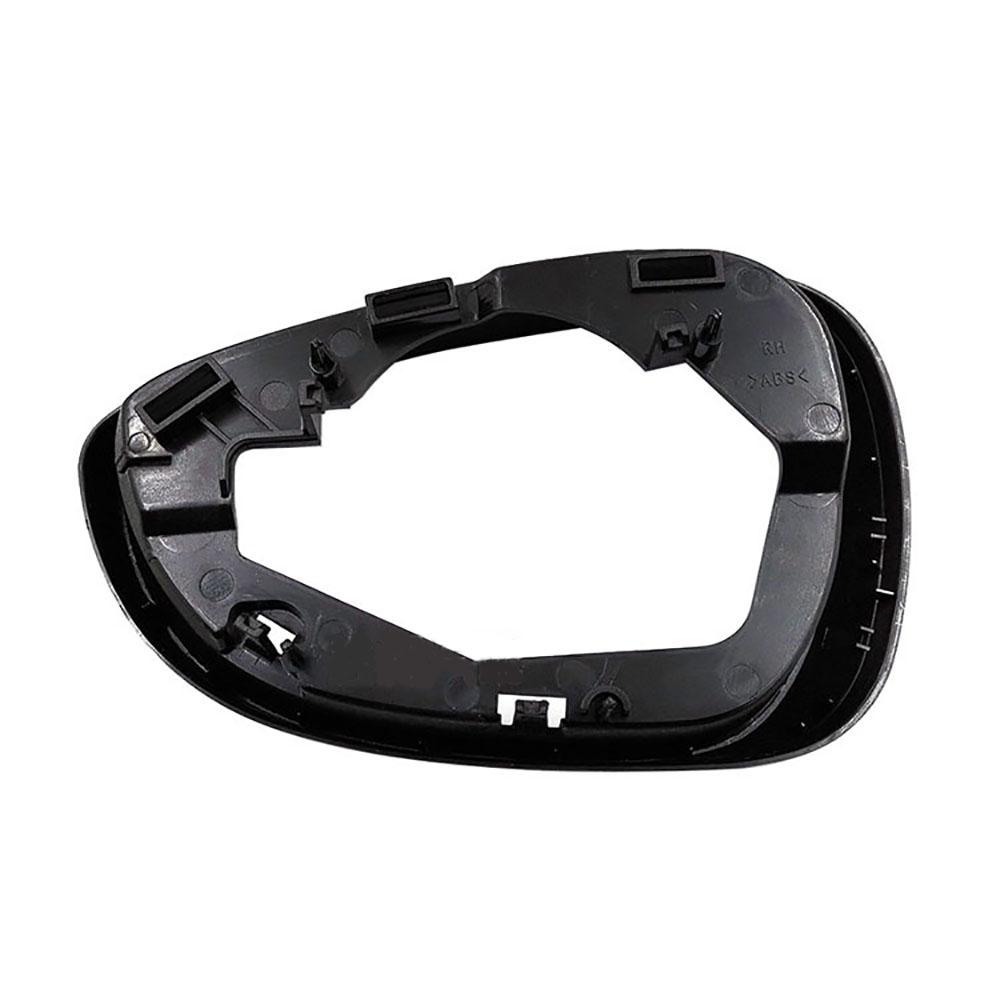 Для Ford Fiesta MK7 2009-2017 Рамка зеркала заднего вида двери с правой стороны водителя Матовый черный