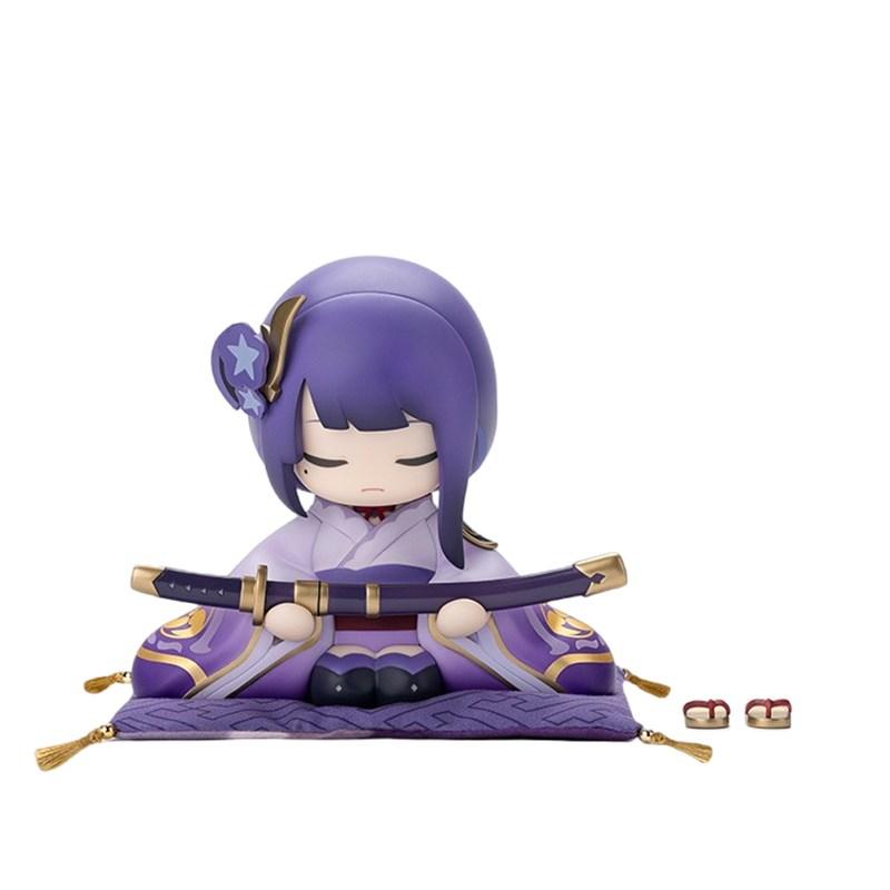 10СМ Genshin Impact Бельзебуб Сяо Кли Аниме Фигурка Милая Кукла Сидящая Модель ПВХ Игровая Серия Коллекция Скульптура Украшение