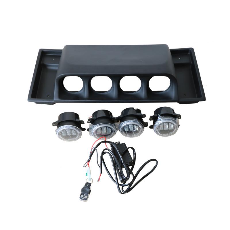 Hummer H2 Hood Mount Lighting: Remote Control Spotlights