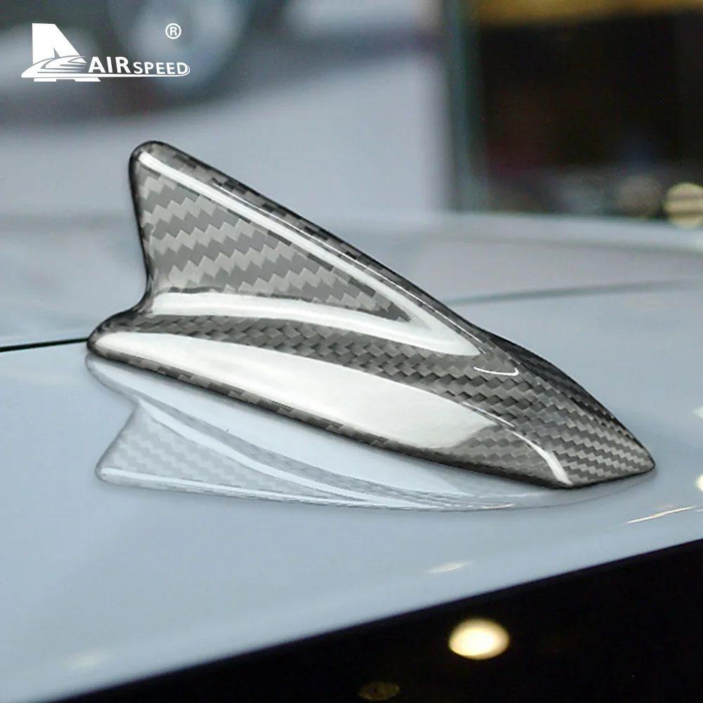 Real Hard Carbon Fiber Car Roof Aerial Shark Fin Antenna for Lexus LS ES LX NX IS250 IS350 CT RC UX LM RX Cover Sticker