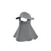 Solid Color Sunscreen Face Cover Eye Protection UV Protection Veil Breathable Ice Silk Mask  Riding