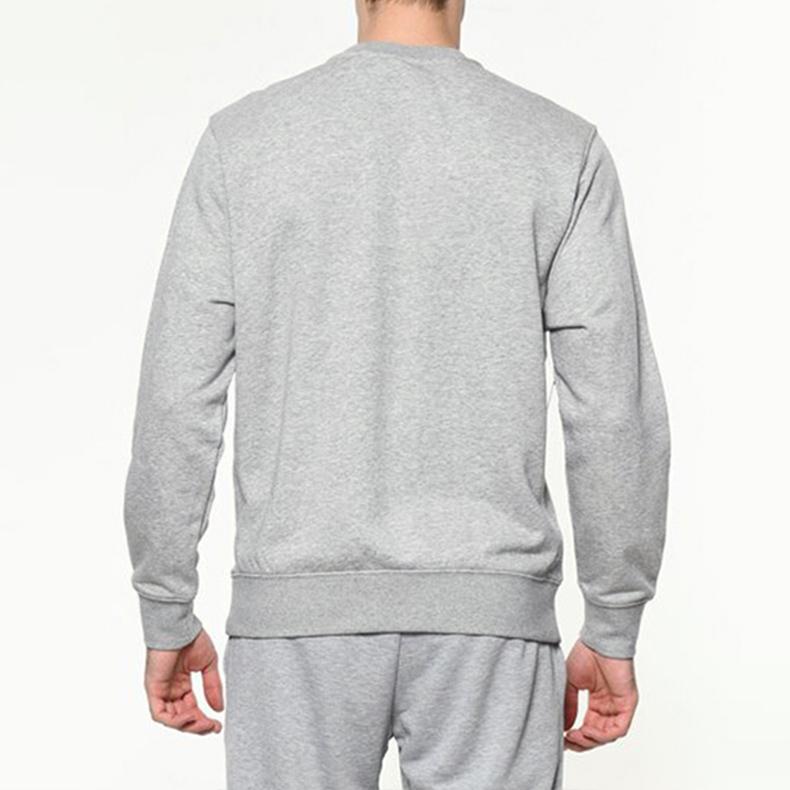 Nike Мужская толстовка с длинным рукавом и круглым вырезом NSW Club Серая BV2666-063