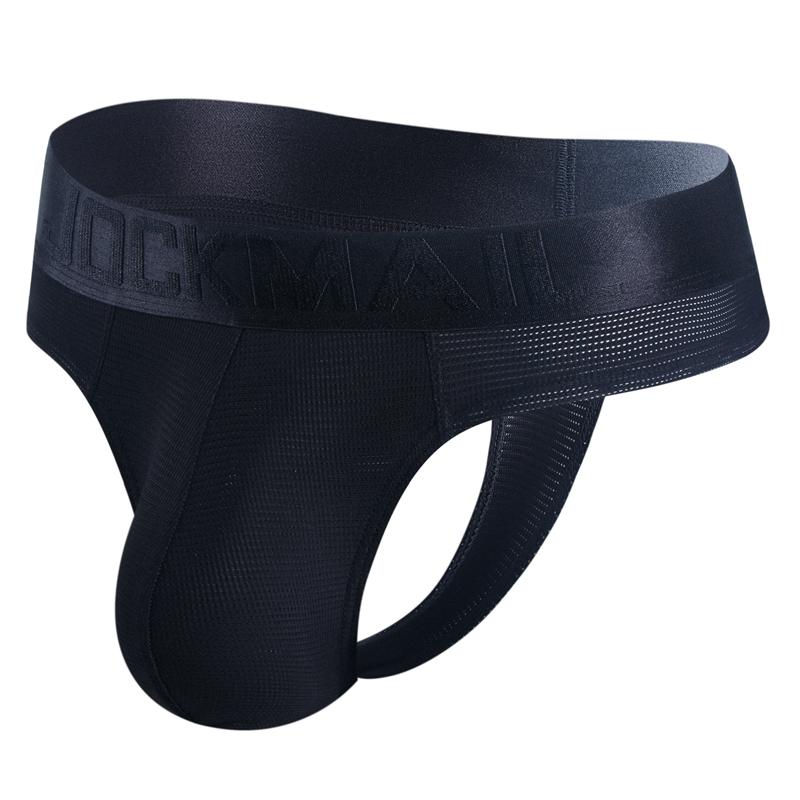 Тонги JOCKMAIL Пояс с надписью Однотонные Модные С низкой посадкой Спортивные Повседневные Эротические Тонги Мужское нижнее белье
