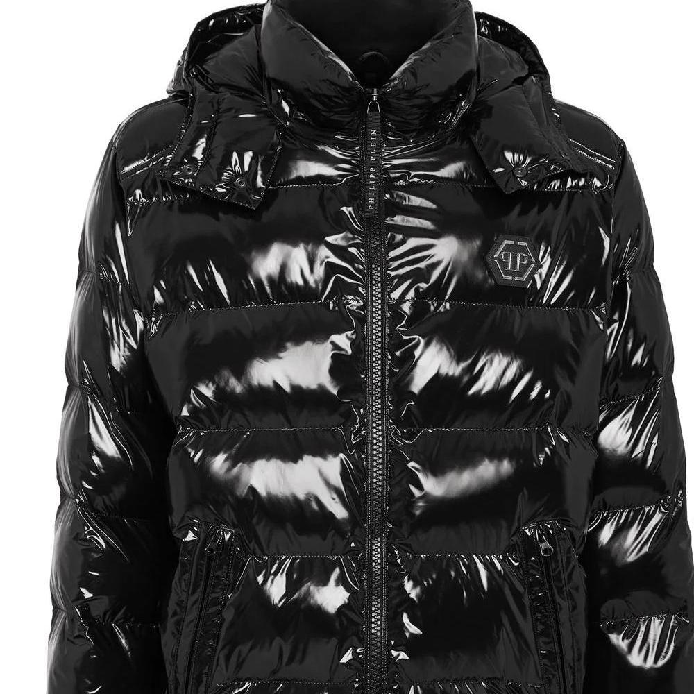 Philipp Plein high-shine padded jacket LABCMRB1944PNY002N-02