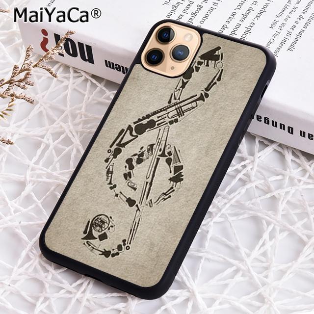 Музыкальные ноты Скрипка Классический Чехол для телефона Для iPhone 17 Air 16 15 14 plus 12 13 pro max Защитная крышка coque