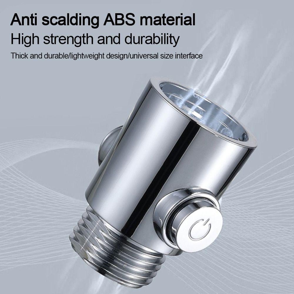 Plastic Water Stop Valve Flow Limiter Sprayer Shut-Off Switch Bathroom Parts