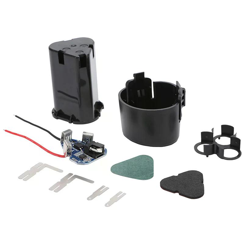 Вставной аккумулятор для электроинструментов 12 В, набор для DIY, 3S литий-ионный аккумулятор, зарядное/разрядное устройство, плата защиты для электродрели, цепной пилы