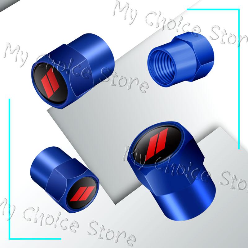 4Pcs/Set Emblem Car Metal Alloy Tire Valve Caps Wheel Stem Air Dust Covers For Dodge Challenger Charger Journey Durango Ram 1500 T777