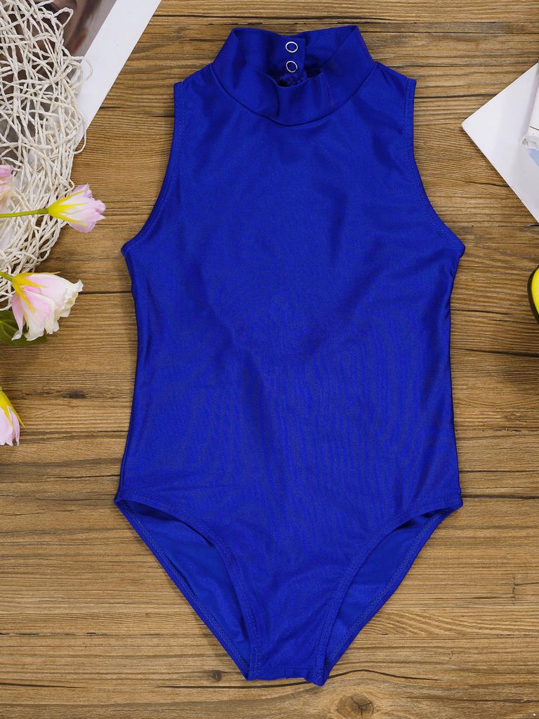 Детский комбинезон для девочек без рукавов с вырезом на спине для балета, гимнастики, костюмы для девочек Bailarina