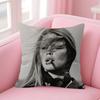 1pcs Beauty K-Kate Moss Double-sided Printed pillow cover Short plush Suitable living rooms bedrooms sofas throw cushion cover
