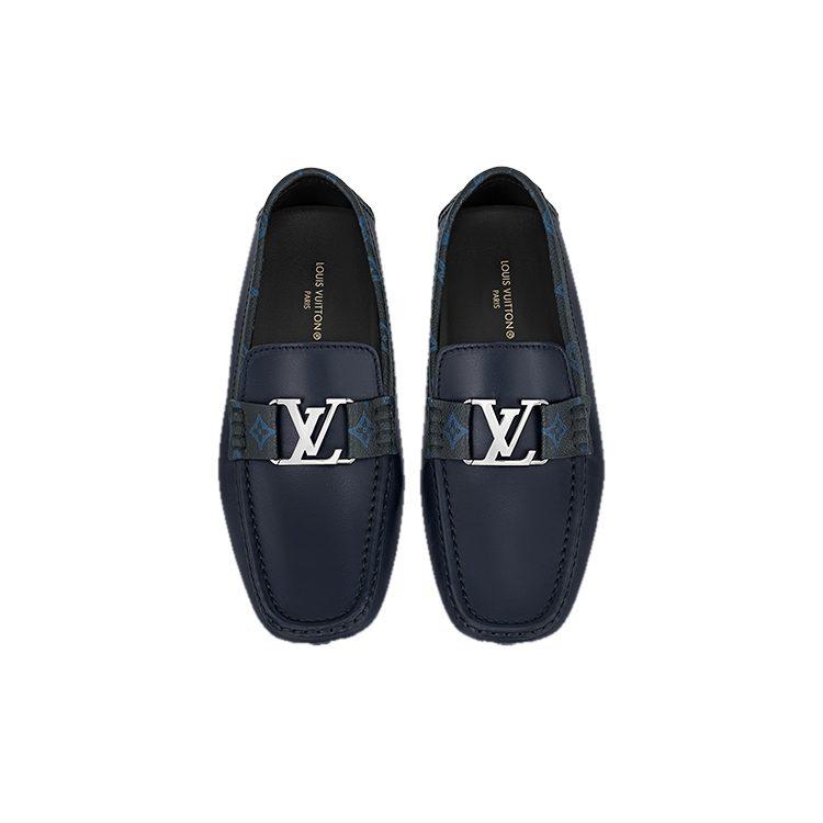 Louis Vuitton Мокасины Lv Monte Carlo 'Синие с воротником с монограммой' 1AANOW