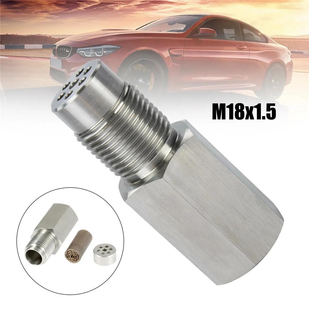 M18X1.5 Oxygen O2 Sensor Spacer Adapter Universal Stainless Steel Extension Filter Cel Mini Catalyst Check Engine Light