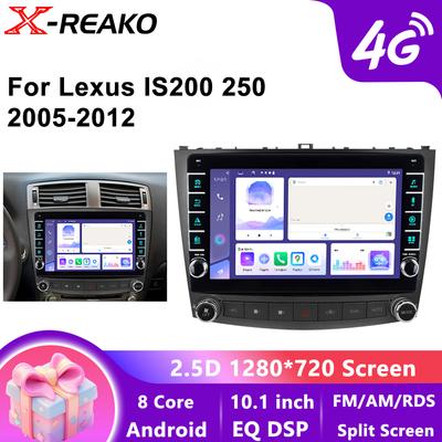 Android 13 для Lexus IS250 IS300 IS200 IS220 IS350 2005 - 2012 Автомобильный радиоприемник GPS 4G 8-ядерный навигатор Мультимедийный проигрыватель Высокопроизводительный