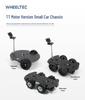 Electric TT Motor Mecanum Wheel Chassis: High-Precision Encoder, Intelligent 4WD Omnidirectional Small Car