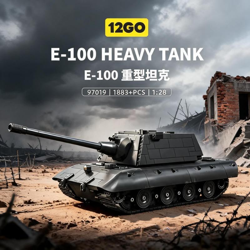 12GOE-100 коллекция сборных моделей тяжелых танков-коллекционный уровень-военная серия-игрушки для самостоятельной сборки-коллекция-модель танка-подарки
