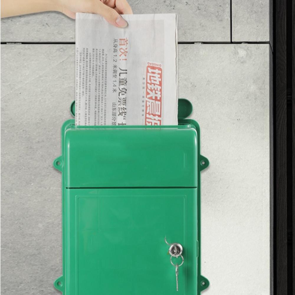 С замком почтовый ящик пластиковый почтовый ящик почтовый ящик универсальный ящик для писем для дома двора офиса