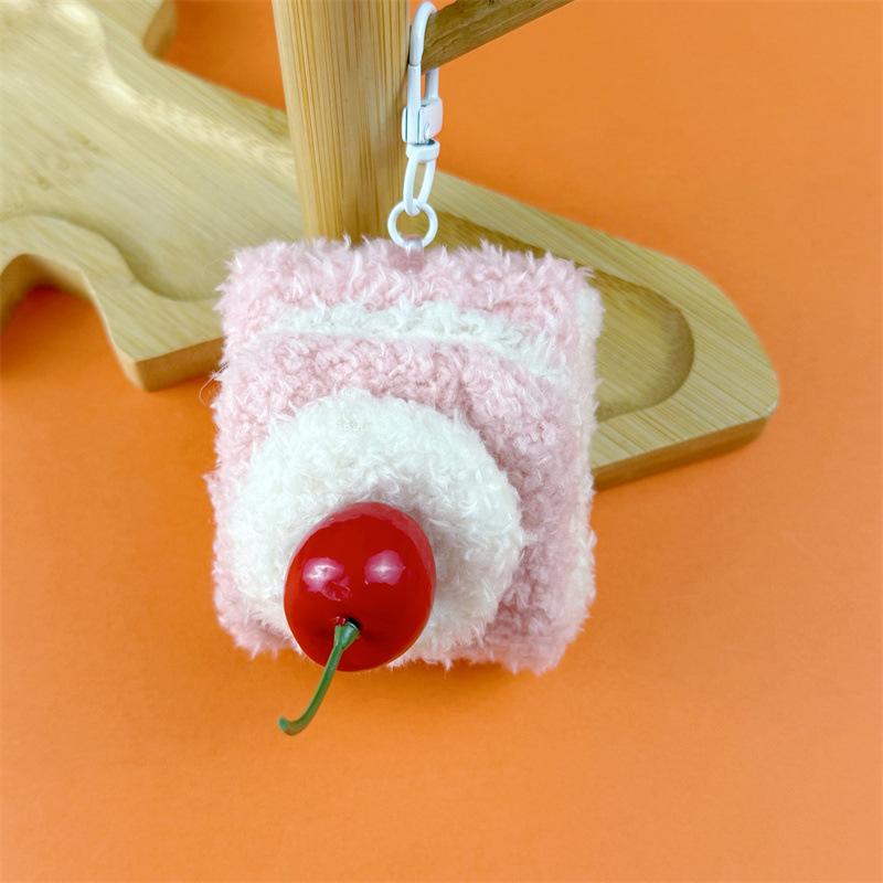 Мультяшный Плюшевый Гамбургер Торт Сэндвич Брелок Имитация Еды Брелок Подвеска на Сумку Креативное Украшение для Рюкзака Подарки