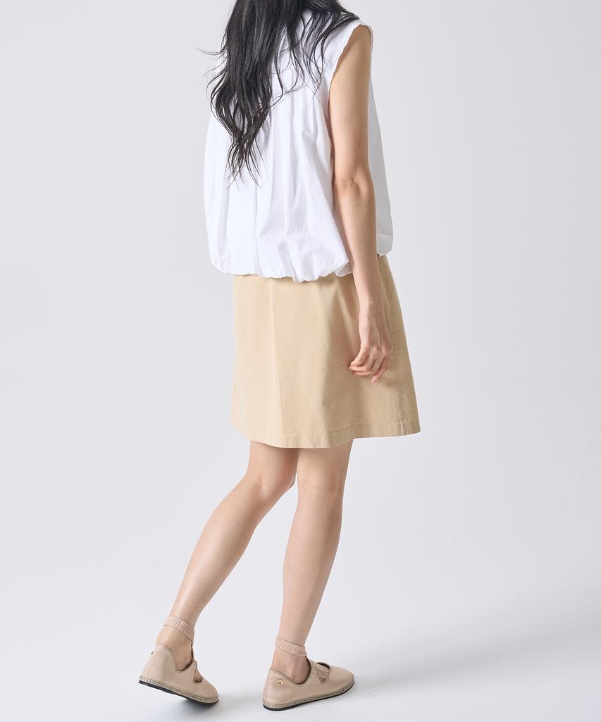 Sveti Stefan Elastic Band Ballerina Loafers_Cream Collar