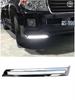 Передний бампер Toyota Land Cruiser Black Warrior 2012-2022 с 8 светодиодными дневными ходовыми огнями