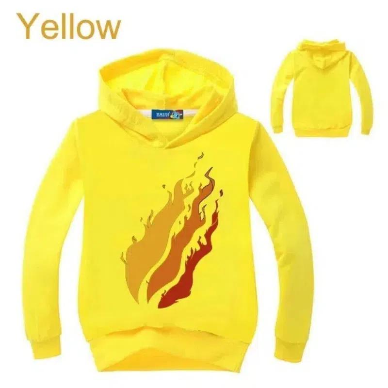 Новая детская одежда Толстовка с капюшоном PrestonPlayz с логотипом Fire Inspired Sweatshirts Толстовка Preston Playz Merch для мальчиков и девочек