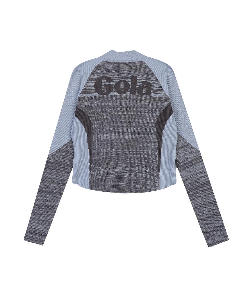Gola Спортивный вязаный кардиган на молнии Color Block [Небесно-голубой]