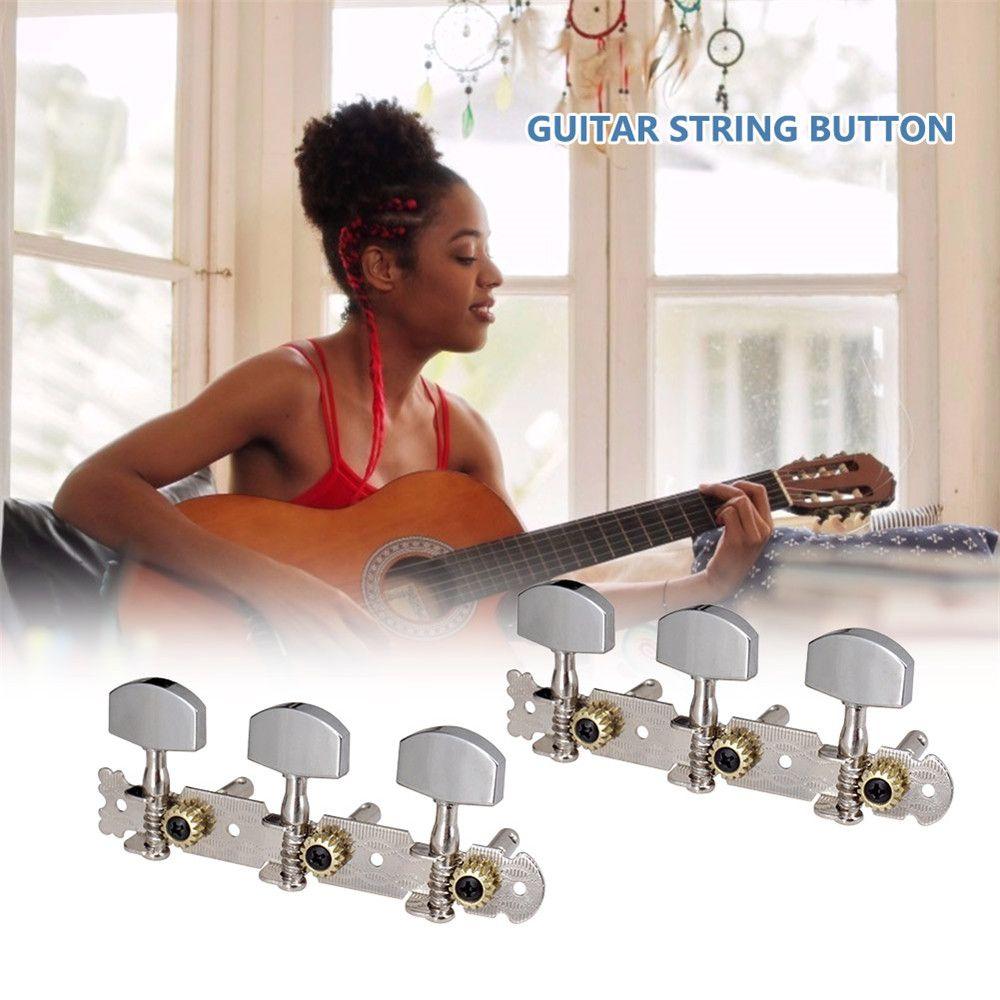 Sealed String Knob Bass Guitar Tuning Pegs Folk Guitar Accessories Machine Heads Tuners L R Triplet