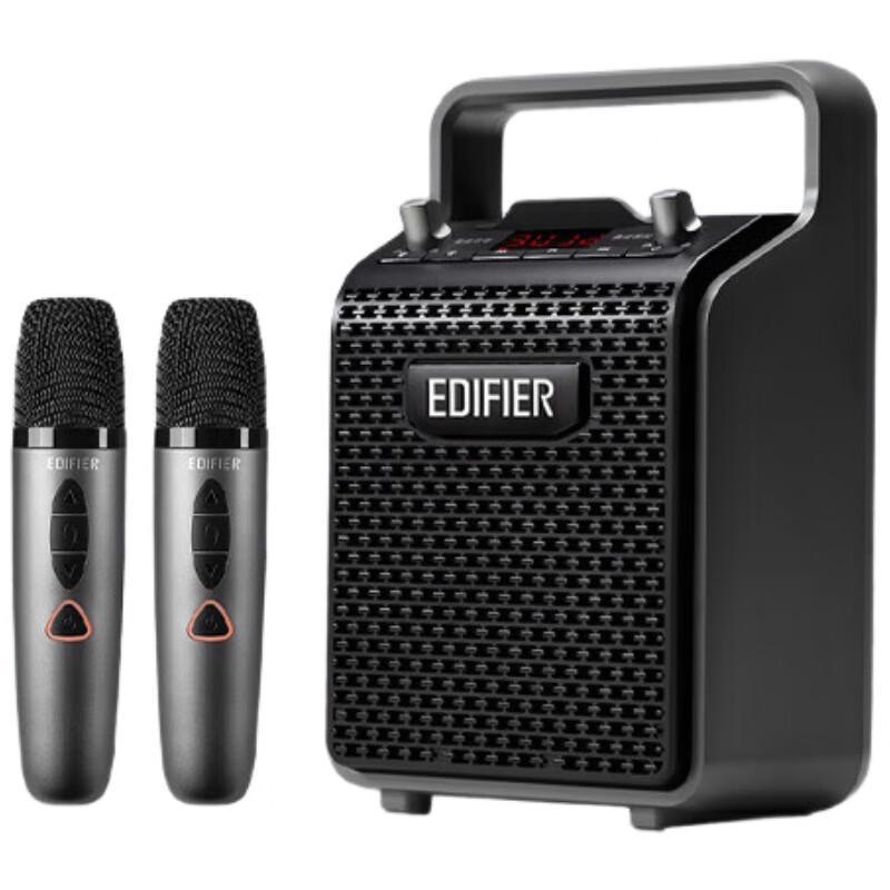 Edifier PP205S Dual-Mic Portable Bluetooth K-Song Speaker CN plug (adapter included) (CN version)