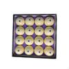 16 Pieces Billiards Cue Balls 2-1/4" Equipment Practice Training with Triangle Dots for