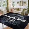 man truck Design Crystal Velvet Rug Soft Decorative Mat for Bedroom Entrance