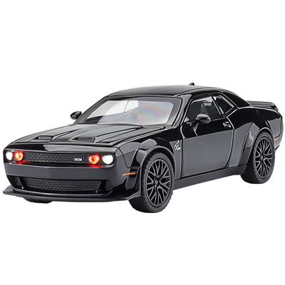 1/32 Dodge Challenger Helicat SRT сплав спортивная модель автомобиля литая металлическая игрушка модель автомобиля Muscle симуляция звук и свет детский подарок