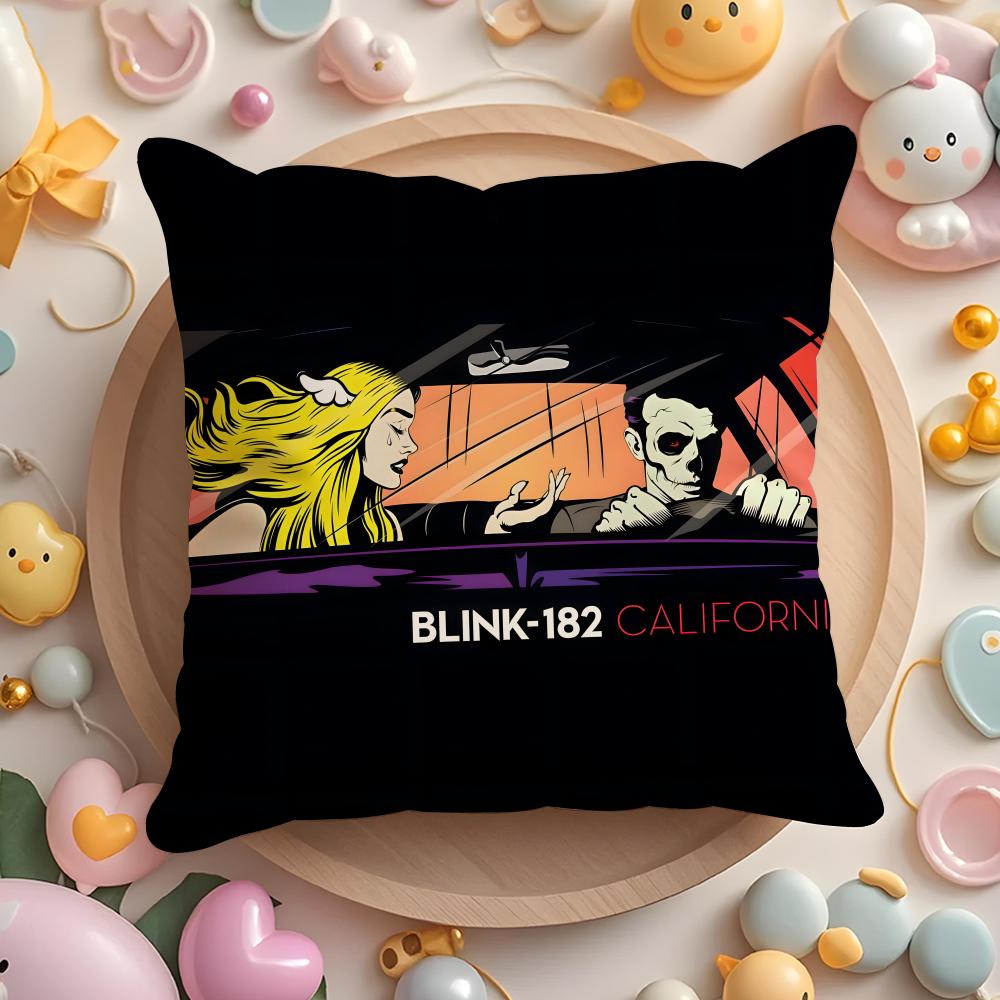 Чехол на подушку с изображением группы B-Blink-182, для дома и автомобиля, многоцелевой чехол для подушки - Двусторонний, Мягкий и прочный для ежедневного использования