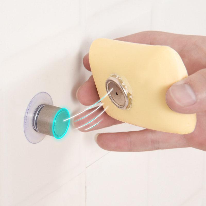 1 шт., нержавеющая сталь, мыльница на присоске, неперфорированная, магнитная присоска, дренажная полка для мыла, ванная комната, мыльница