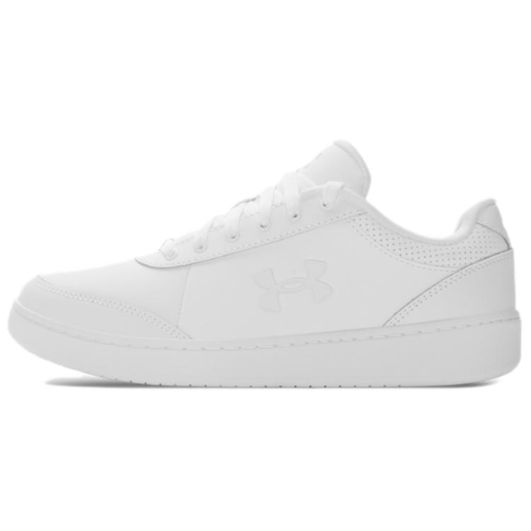 Under Armour St Court Удобные Универсальные Прочные Низкие Кроссовки для Повседневной Носки Мужские Кроссовки Белые 6005536-100