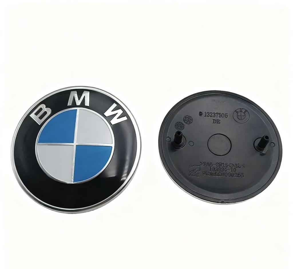 ABS 82MM 74MM For BMW Front Hood Emblem Trunk Rear badge logo F10 F20 G20 E87 E60 E63 F01 E46 E90 F30 F02 E83 Car Accessories