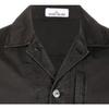 STONE ISLAND Куртка с нашивкой-логотипом, на пуговицах, черная, мужская, верхняя одежда 7615439WN-V0129