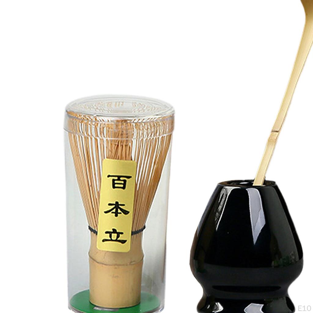 Японский набор для матча, современная чайная утварь, аксессуар, бамбуковый венчик, керамический венчик