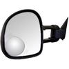 2PCS Large Stick-On Convex Blind Spot Mirror, 3.75" HD Glass Big Round Convex Rear View Mirror, Strong Adhesive For Car, Van, SUV And Trucks