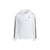 Adidas Neo Logo Color Block Striped Hooded Sports Academy Sweatshirt Men Sweatshirt White HD4672