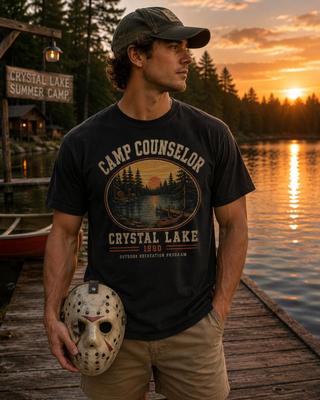 Crystal Lake 1980 Camp Counselor T-shirt | Vintage Summer Camp Shirt