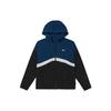 Colorblock Zip-Up Casual Hooded Jacket Men Outerwear Blue VN0A5H8XLKZ