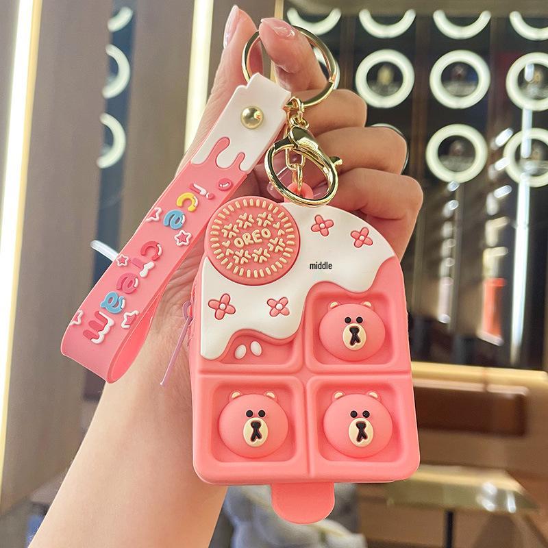 Мини Кошечка удачи Кошечка монета брелок и сумка для наушников подарок