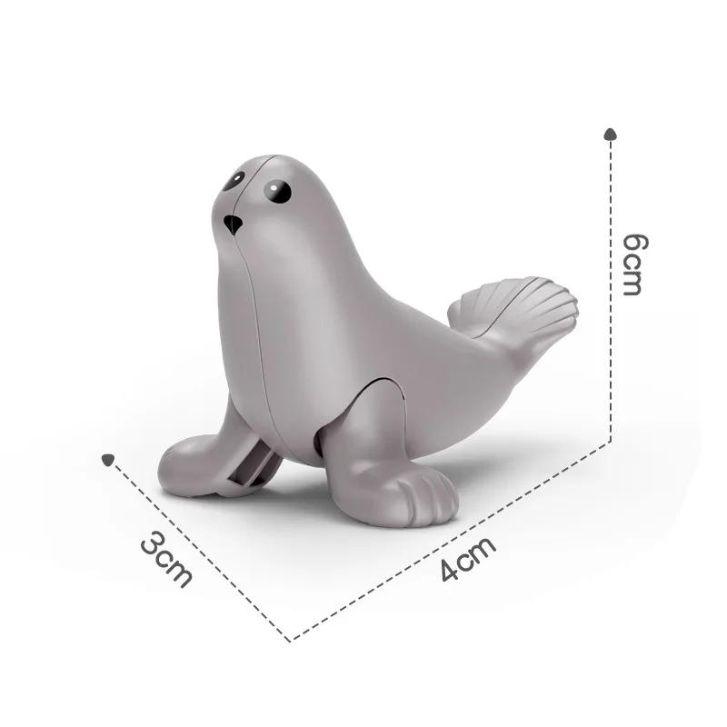 Большие строительные блоки Фигурка животного зоопарка Аксессуары Лягушка Улитка Собака Совместимые Большие Кирпичики Дети Дети Сборные Игрушки Подарок на вечеринку