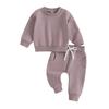 Autumn Clothes Sets for Boys Girls Sweatshirts+Sweatpants Pullover Tops Tracksuits Toddler Kids Clothes Baby Unsiex Outfits