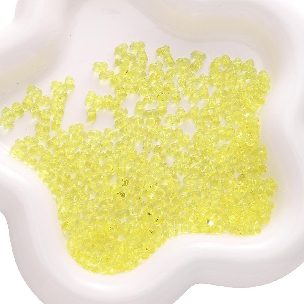 Бусины ручной работы 3x6 мм акриловые однотонные прозрачные арахисовые бусины свободные бусины ручная нить бусины аксессуары для самостоятельного изготовления ювелирные изделия брелок браслет