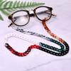 Eyewear Accessories Acrylic Anti Slip Leopard Neck Strap Mask Chain Eyeglasses Rope Glasses Chain