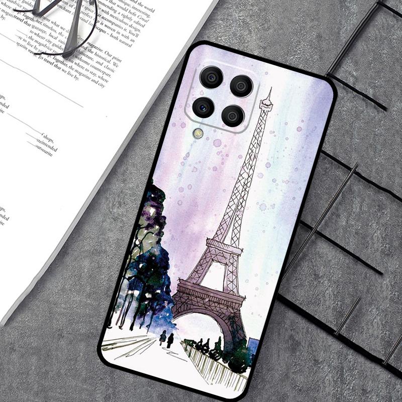 Париж Эйфелева башня Франция Чехол Для Samsung Galaxy M54 M32 M52 M15 M11 M12 M13 M14 M06 M16 M36 M56 M31 M53 M35 M55 M34